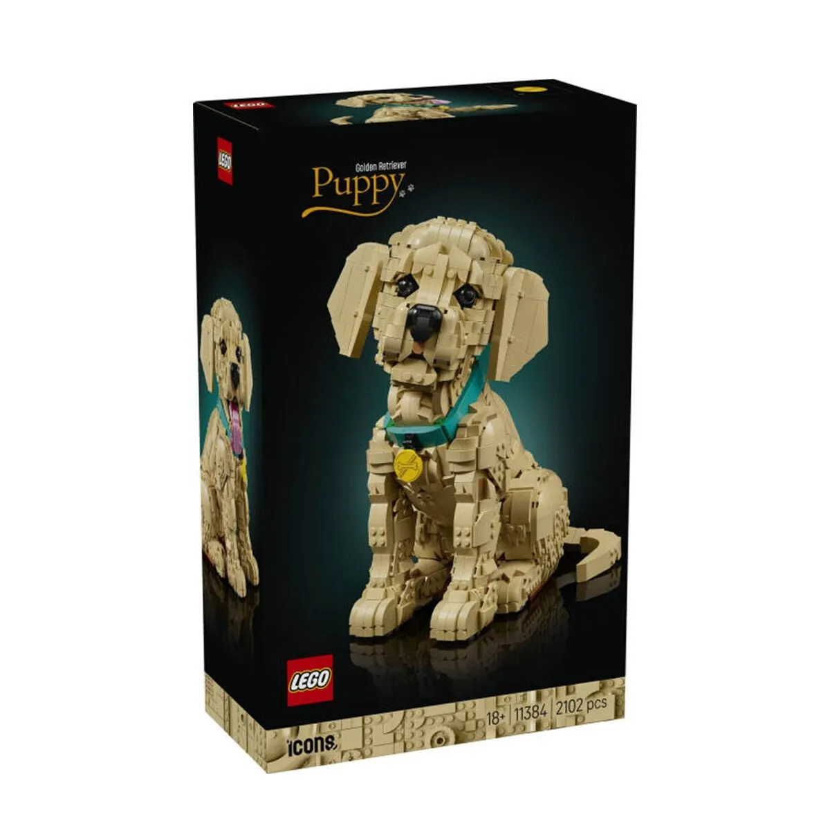 Lego icons Yavru Golden Retriever 2102 parça +18 yaş