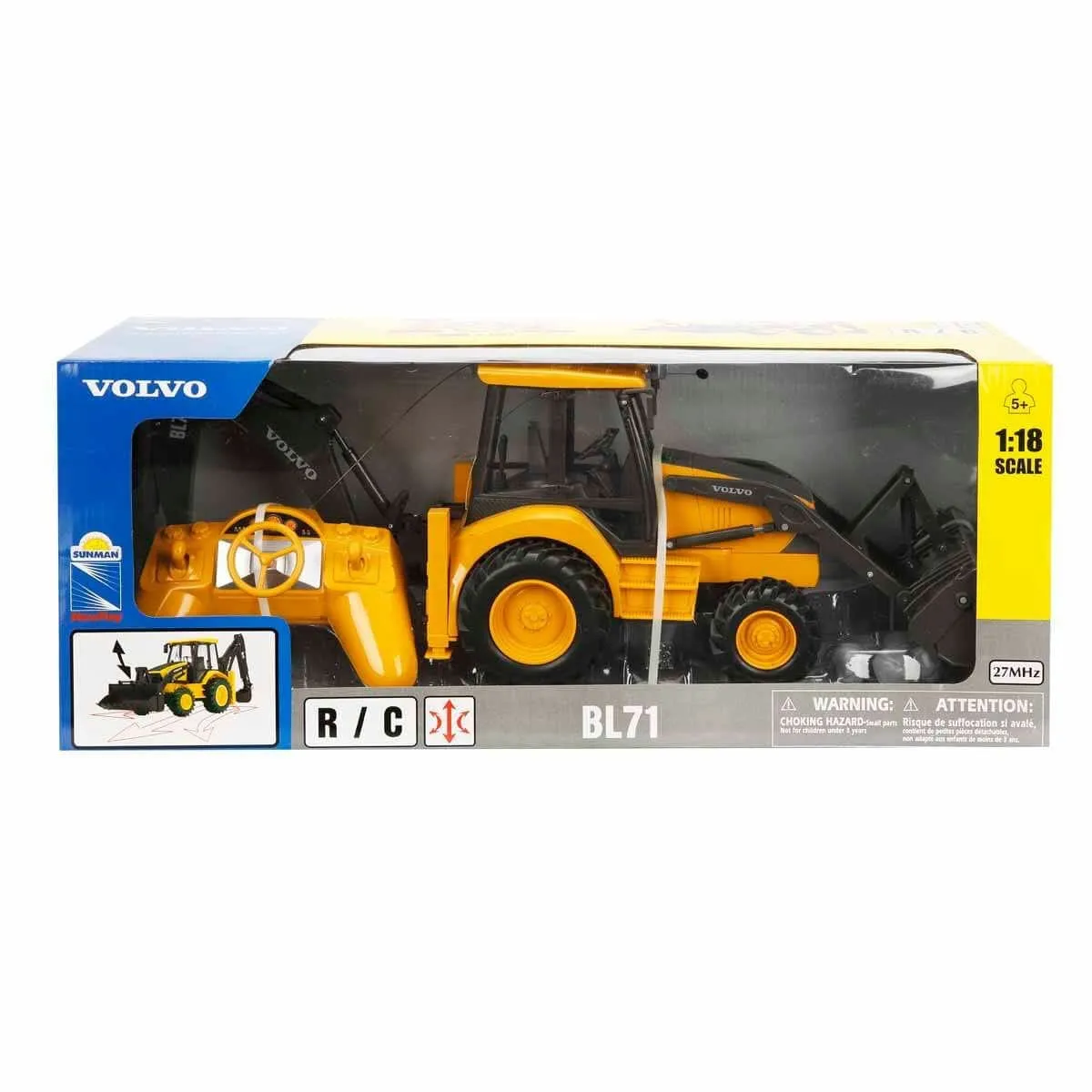 1:18 Uzaktan Kumandalı Volvo Kepçe -Sunman