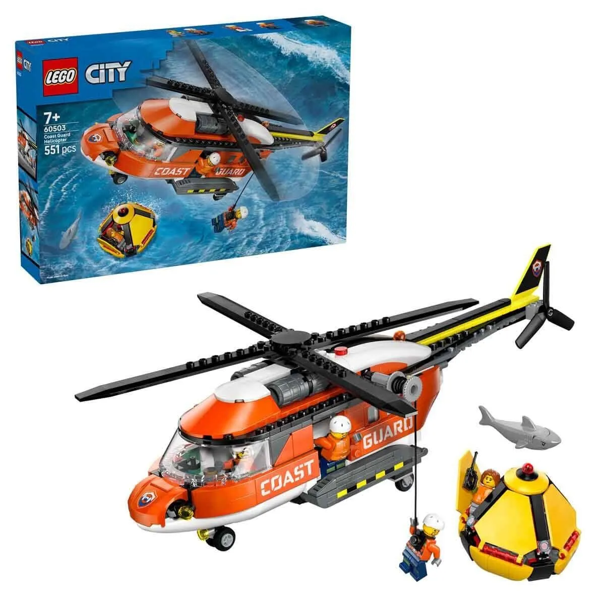 Lego City Sahil Güvenlik Helikopteri 551 parça +7 yaş