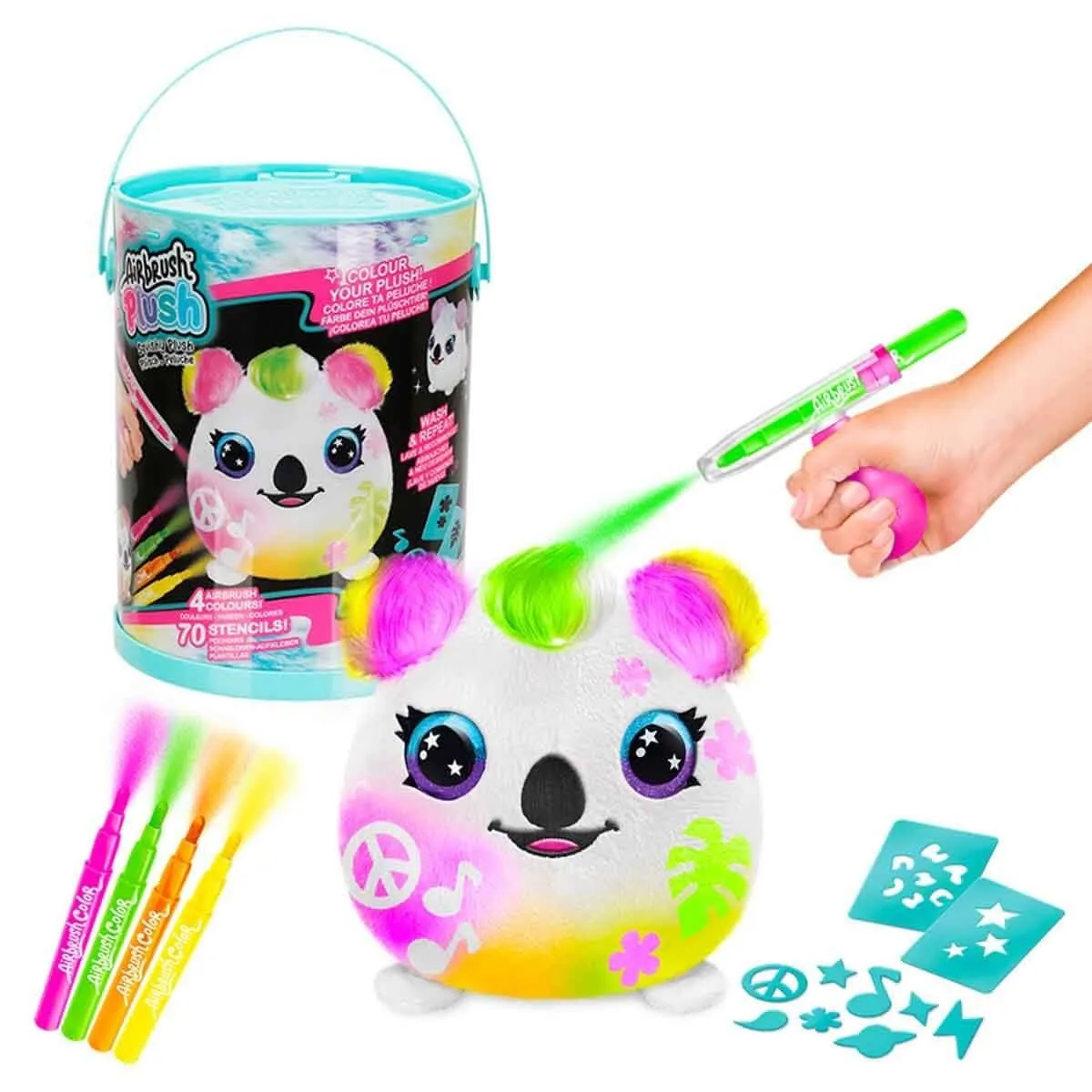Sunman Airbrush Peluş Boyama Seti — görsel 3