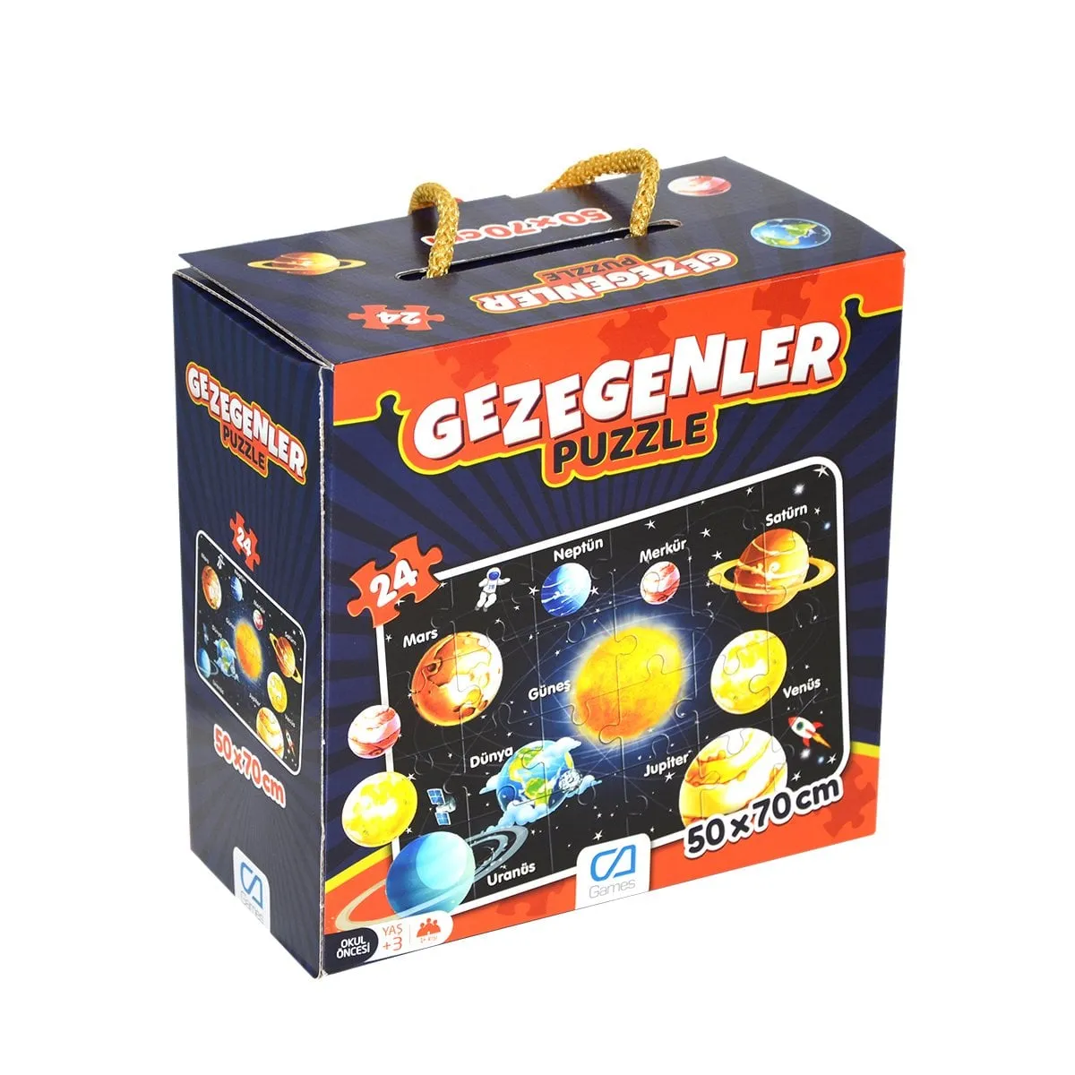 CA Games Gezegenler 24 parça Puzzle / +3 yaş
