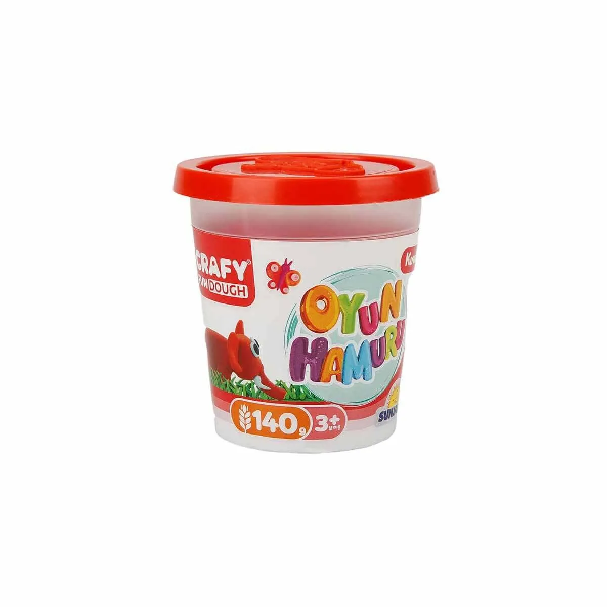 Crafy 4'lü Oyun Hamuru 560 gr. — görsel 2
