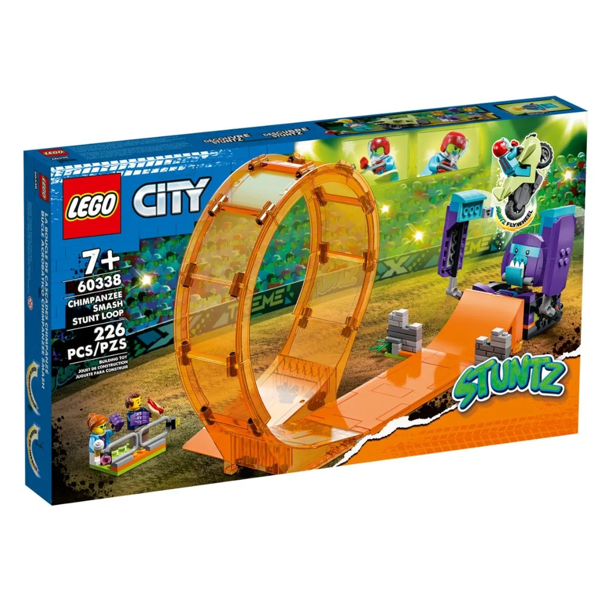 Lego City - Şempanze Yumruğu Gösteri Çemberi 226 parça +7 yaş