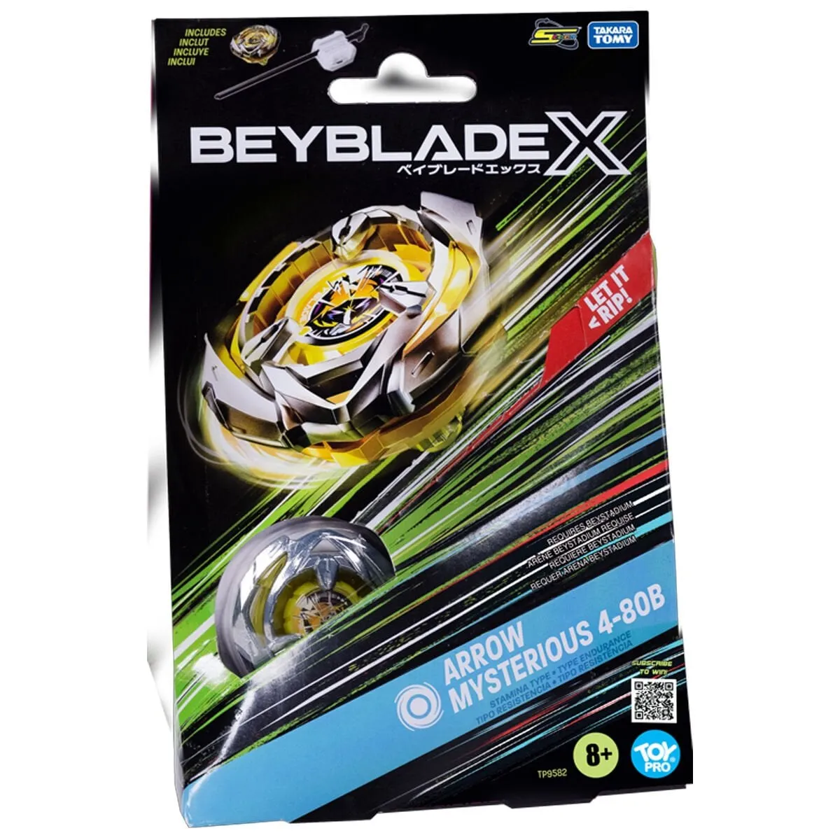 Beyblade 1li Set Arrow Mysterious 4-80B