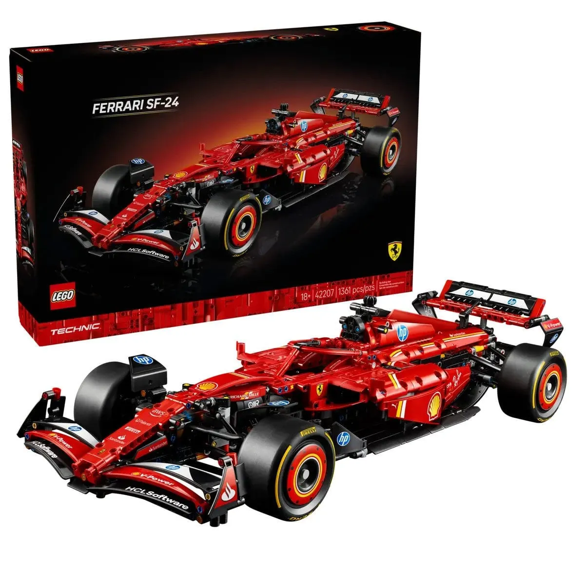 Lego Technic Ferrari SF-24 F1 Araba 1361 parça +18 yaş