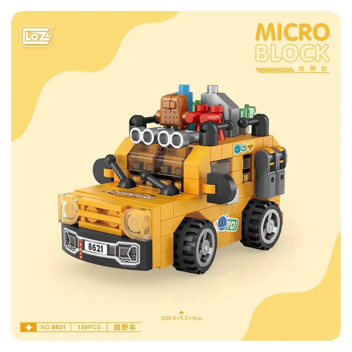 LOZ Araba Blok Seti Mini Poşet -Vagon life