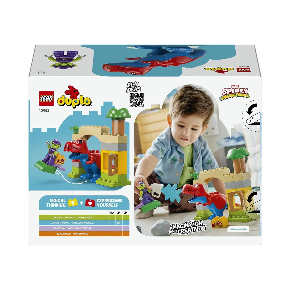 Lego Duplo Dinozor Spidey-Rex, Yeşil Gobline Karşı 25 parça +2 yaş — görsel 3