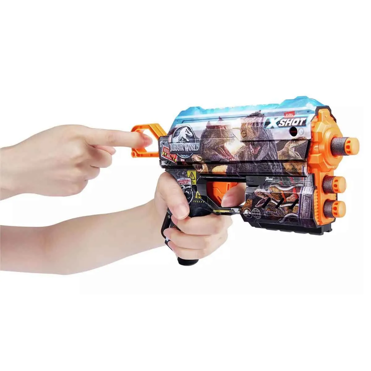 Sun-Zur-X-Shot Jurassic World 8 Mermili Sünger Atan Silah — görsel 3