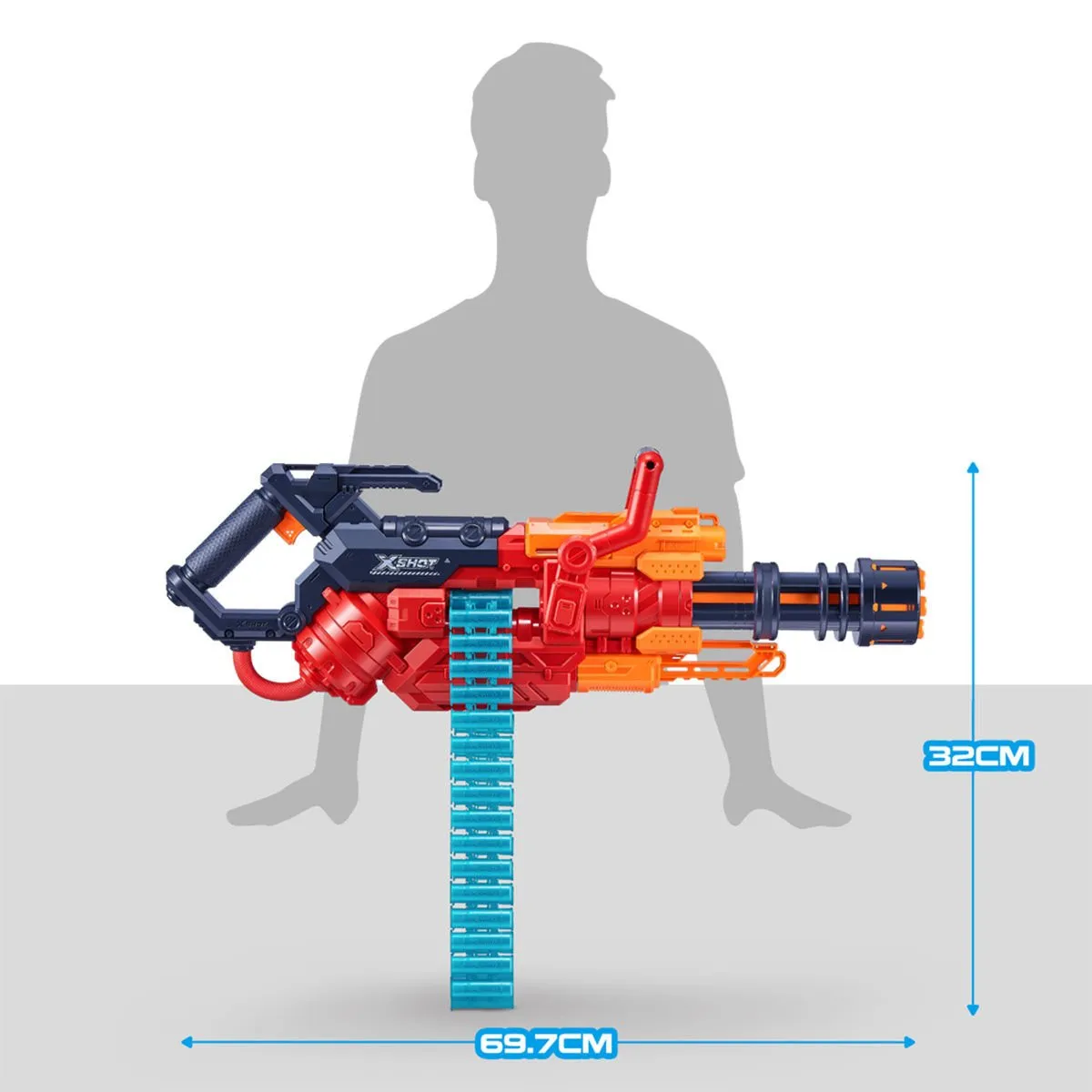 X-Shot Excel-Crusher Sünger Atan Silah 48 Mermi — görsel 5