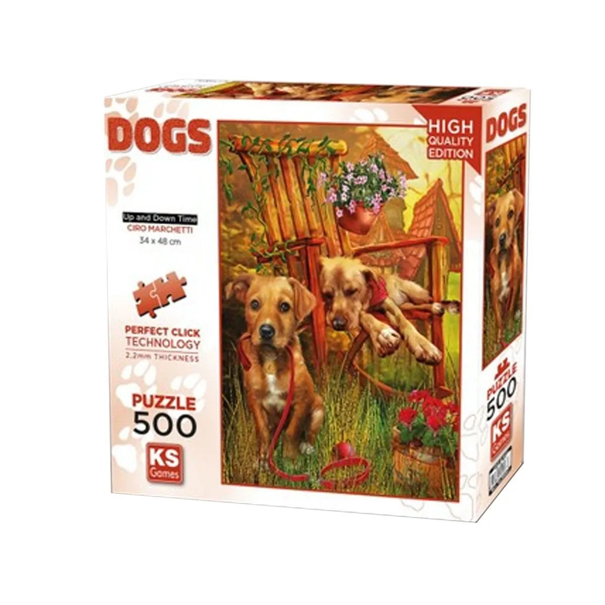 Up And Down Time 500 Parça Puzzle -KS Puzzle
