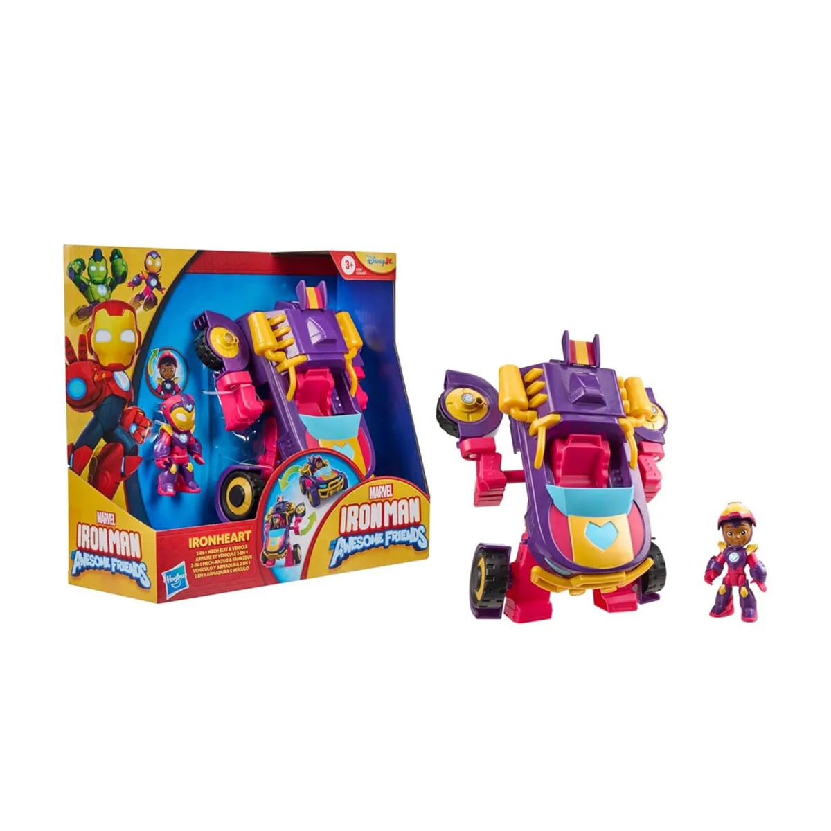 Iron Man And His Awesome Friends Ironheart 2in1 Araç Seti