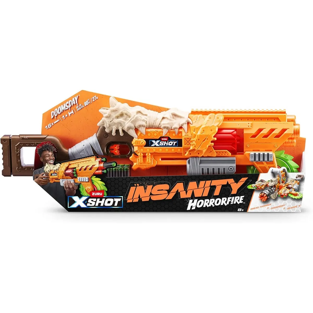 S00036732 SUN-ZUR-X-SHOT SİLAH SÜNGER ATAN 16 MERMİLİ — görsel 6