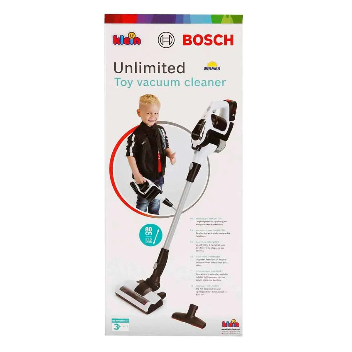 Bosch Oyuncak Beyaz Elektrik Süpürgesi Sesli + Işıklı — görsel 6