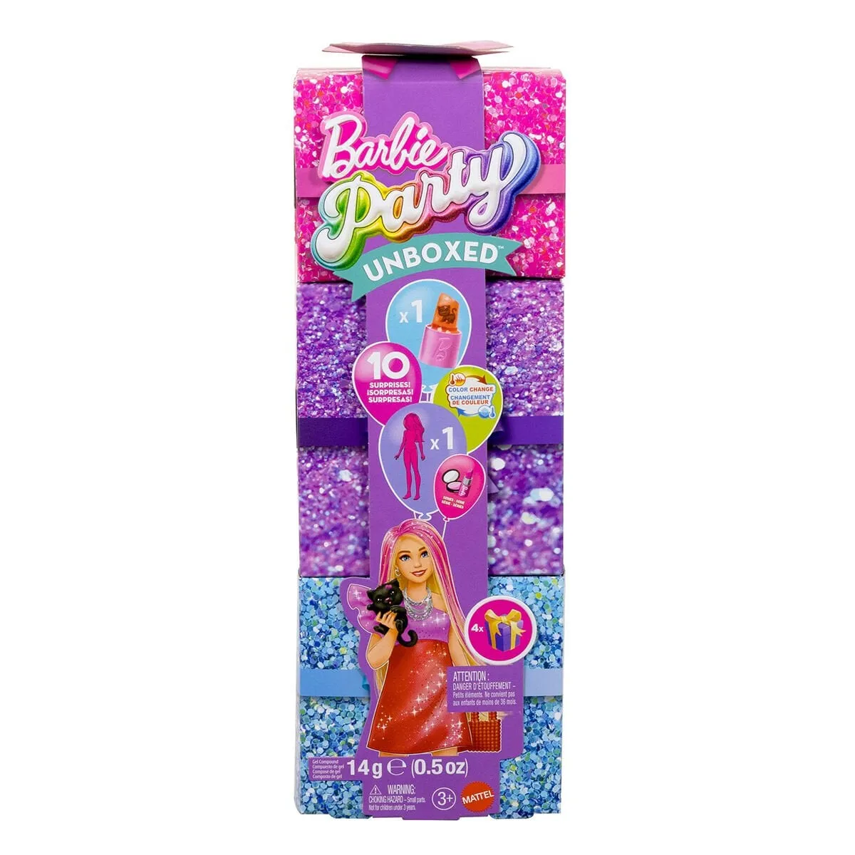 Barbie Party Unboxed Glam Party Serisi - Kırmızı Elbiseli — görsel 5