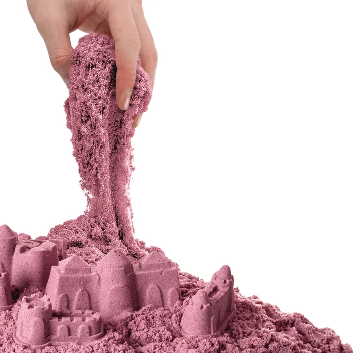 Aksesuarlı Pembe Kinetik Oyun Kumu 1000 Gr — görsel 3