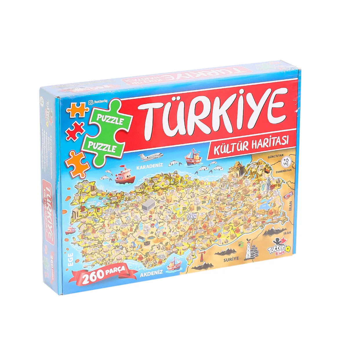 Türkiye Kültür Haritası Puzzle -Totteriq