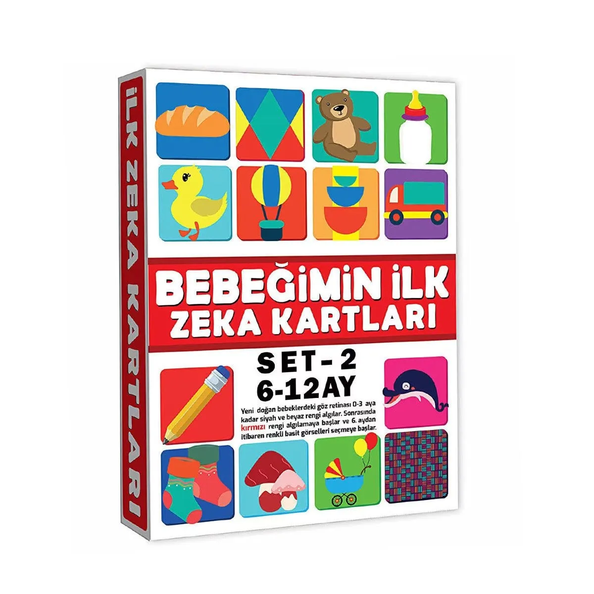 Eğitici Kartlar 6-12 Ay Zeka Kartları