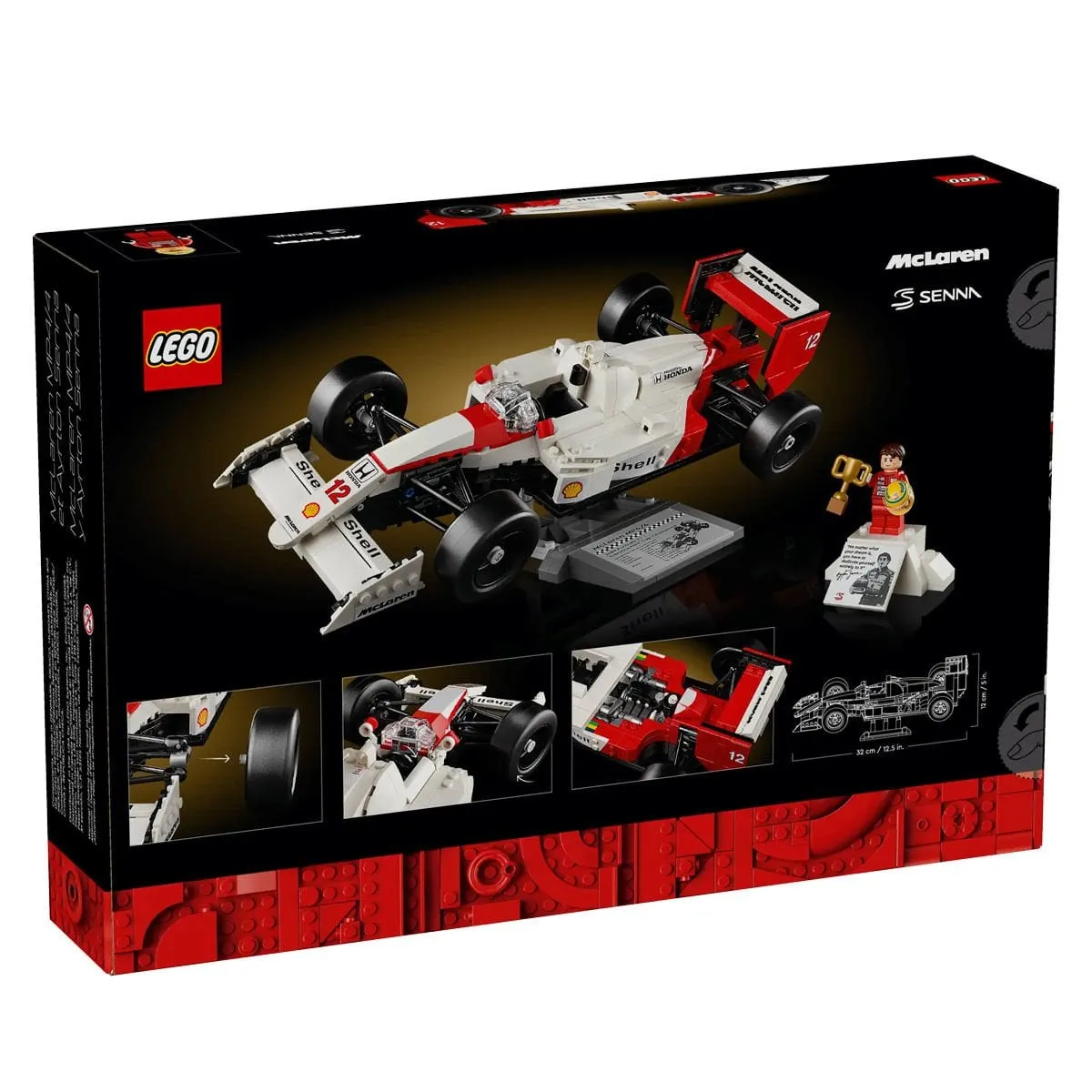 Lego icons - McLaren MP4/4 ve Ayrton Senna 693 parça +18 yaş — görsel 5