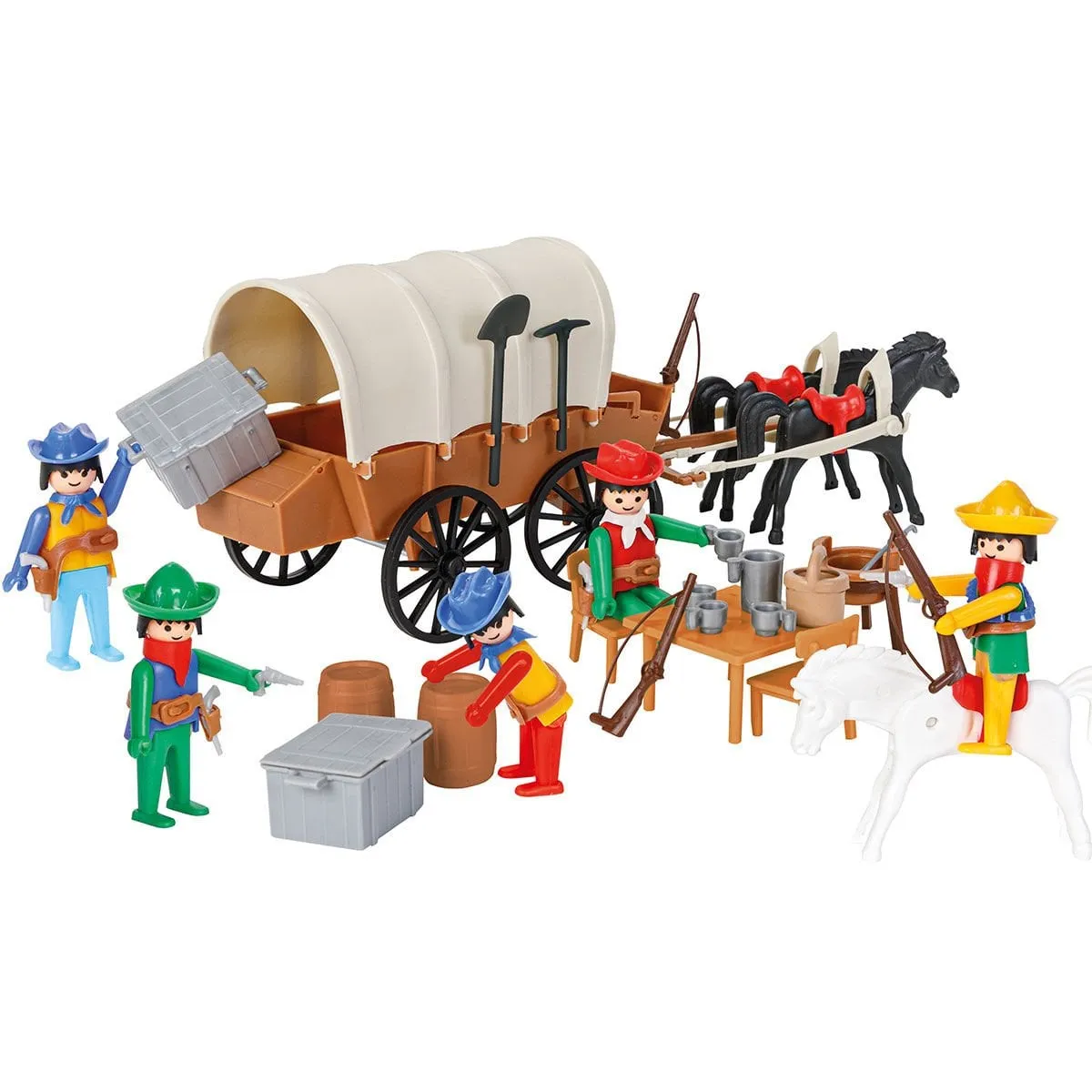 003 Mini Mekanik Seri 3 Kovboy Arabası -Pilsan Oyuncak