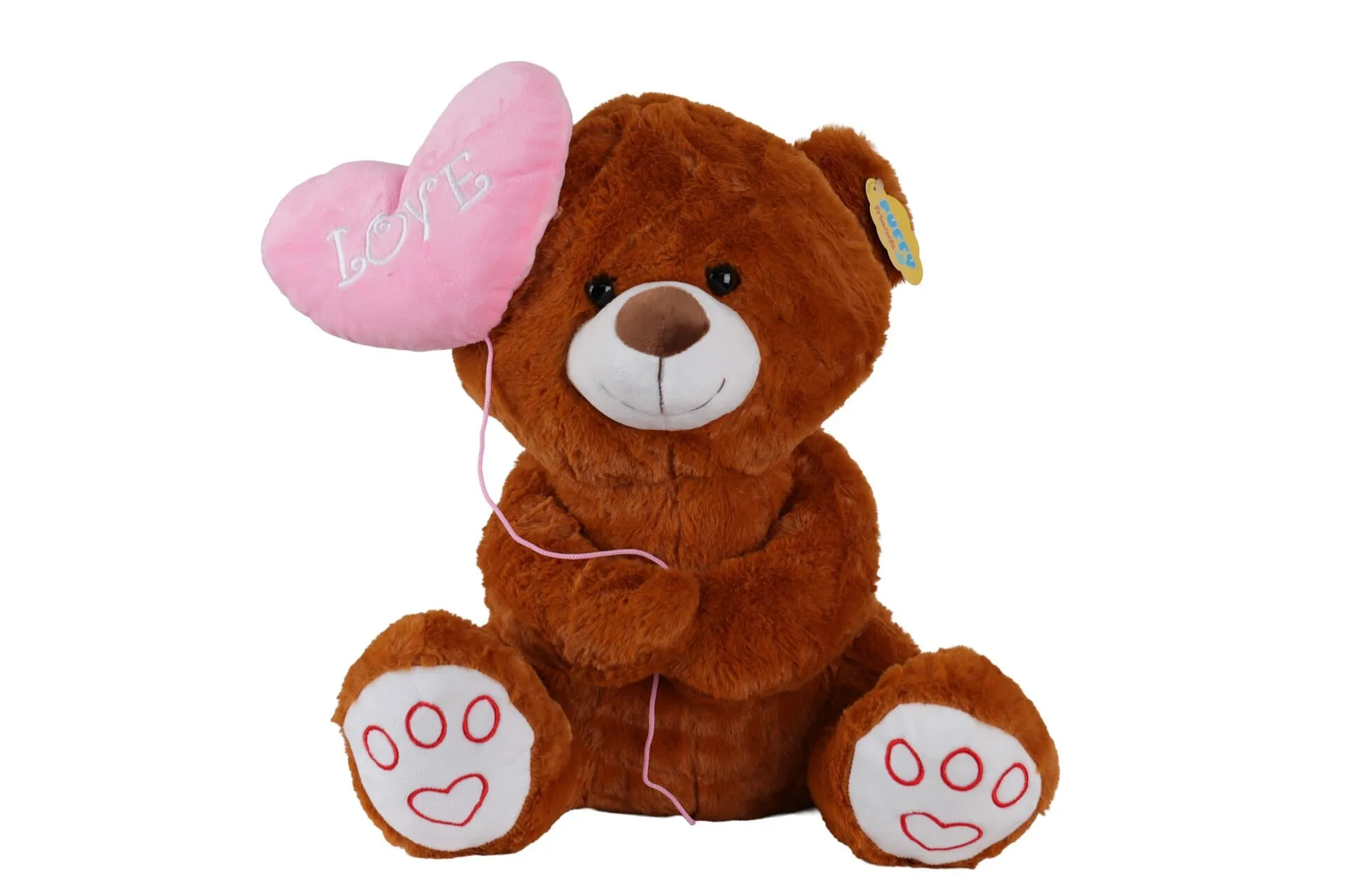 Kalpli Balonlu Peluş Ayı 40cm