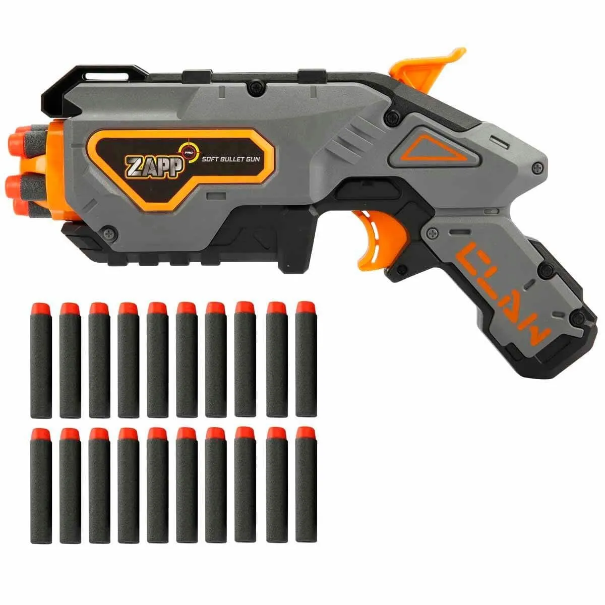 Zapp Toys 20 Mermili Sünger Dart Atan Silah 28 cm — görsel 2