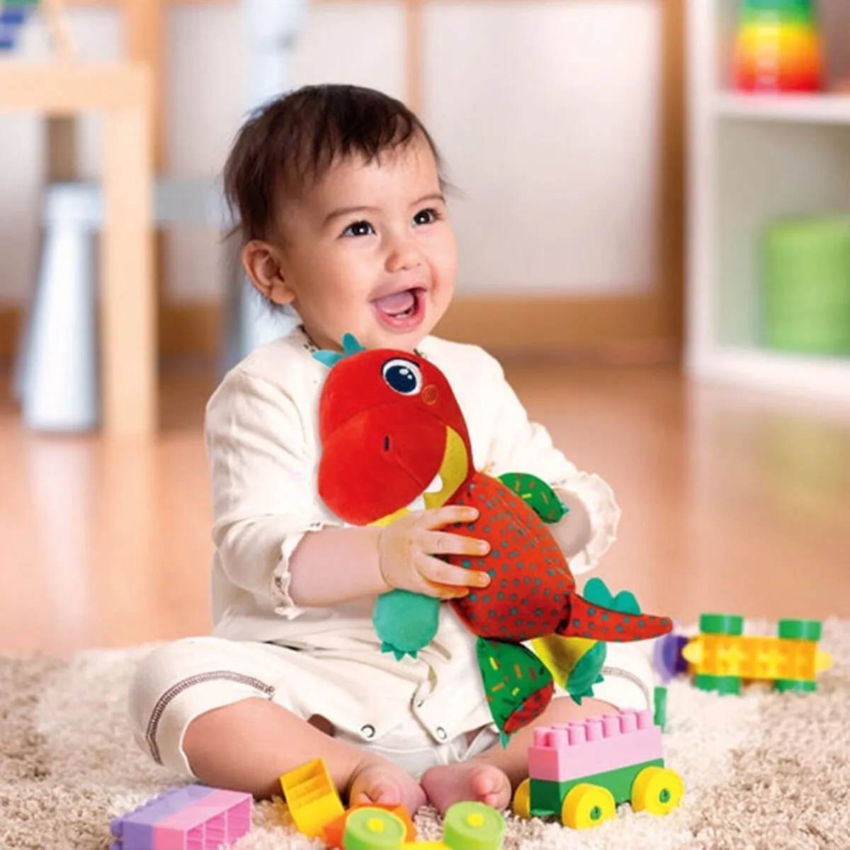 Baby Clementoni - Trex Dinozor Peluş Oyuncak — görsel 4