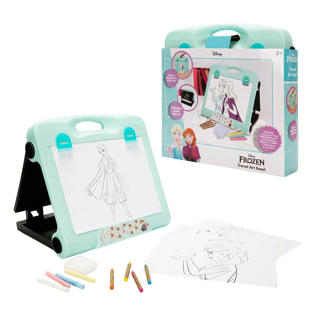 SUN-HTI-SBR-HOBİ SET FROZEN SET FROZEN SEYAHAT RESİM ŞÖVALYESİ FRZN