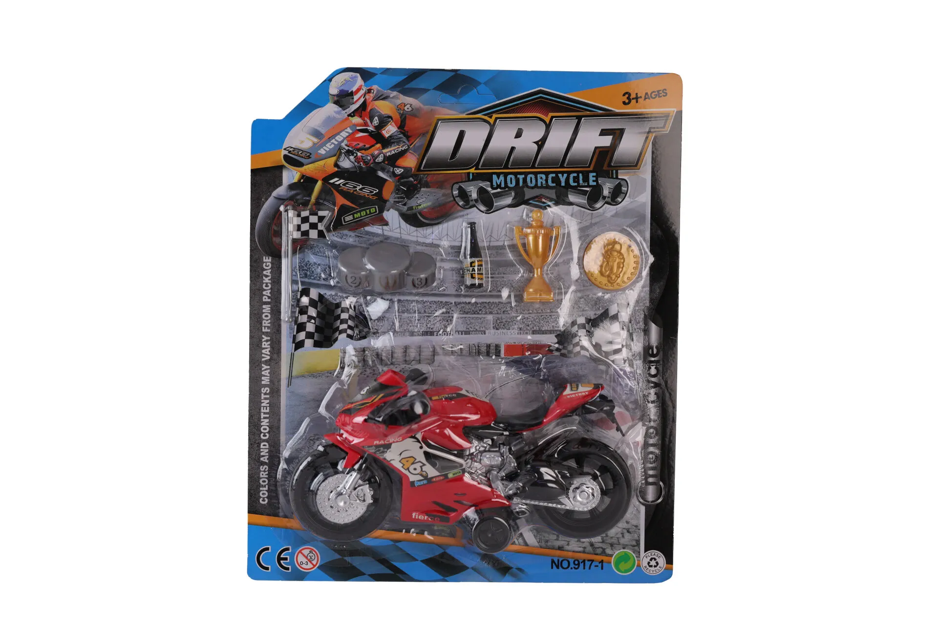 Kartela Sürtmeli Motorsiklet -Canem Oyuncak
