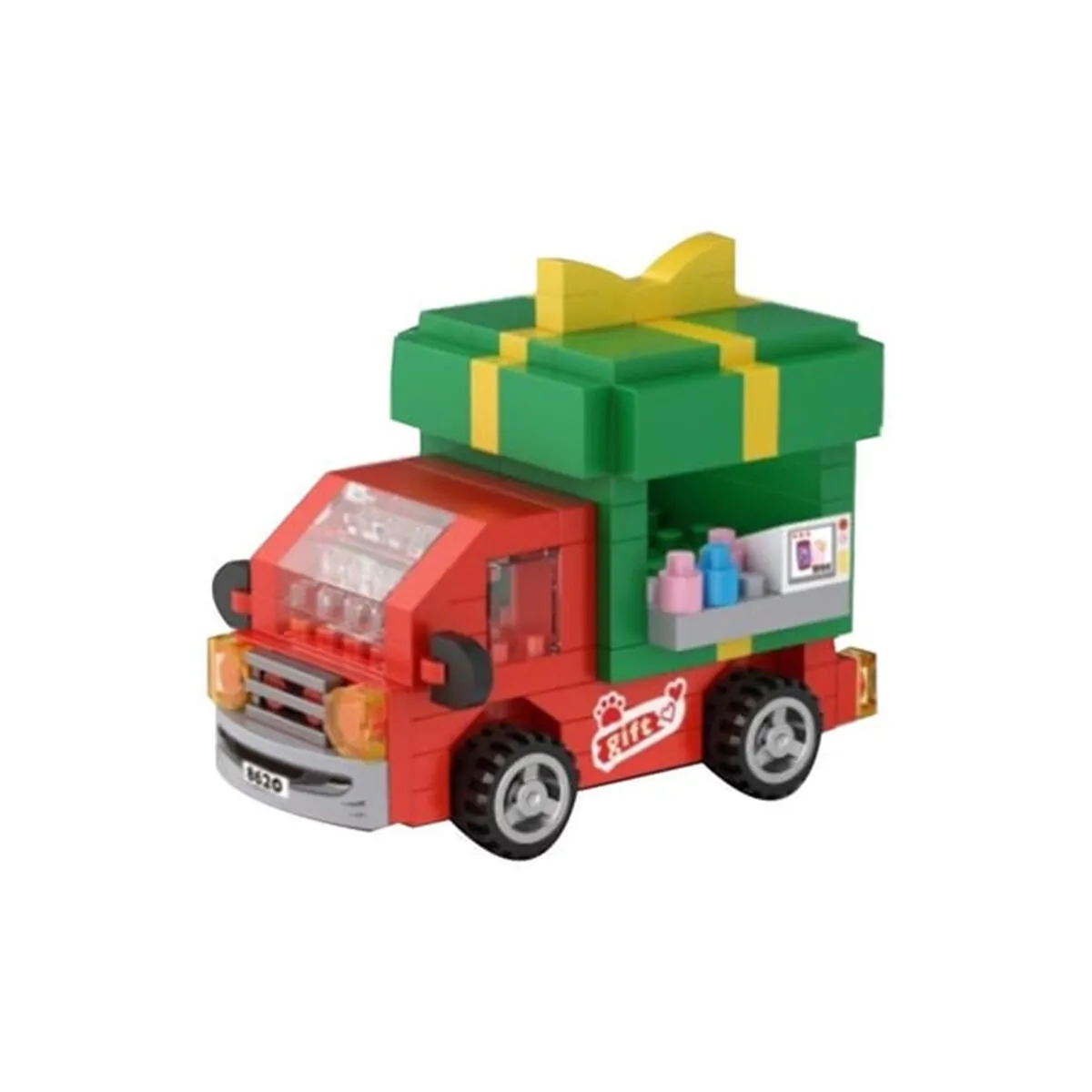 LZ-8637 Loz Hediye Arabası 180 Parça Block Oyuncak-Mini Poşet