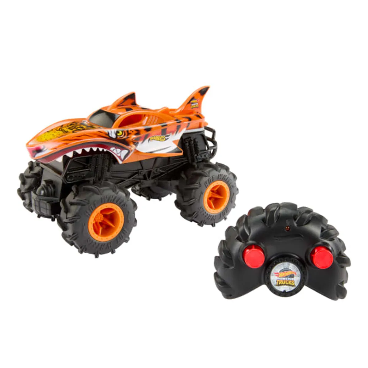 HNV03 Hot Wheels Monster Trucks RC 1:24 Tiger Shark Uzaktan Kumandalı Araç
