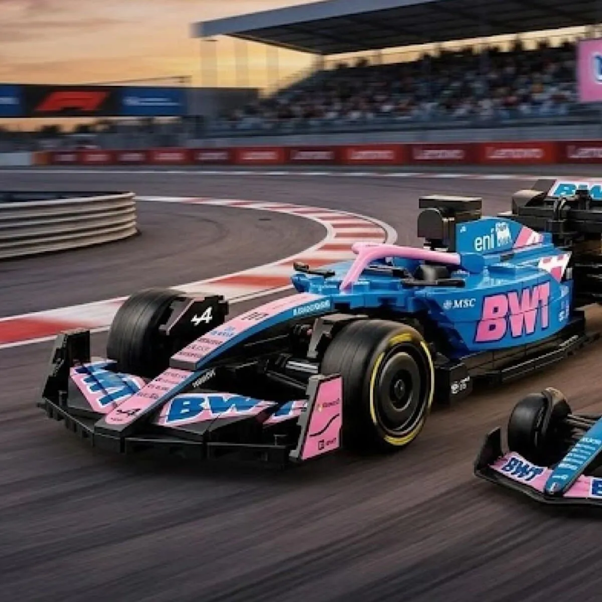 Cada 2025 Alpine F1 300 Parça Block Oyuncak — görsel 4