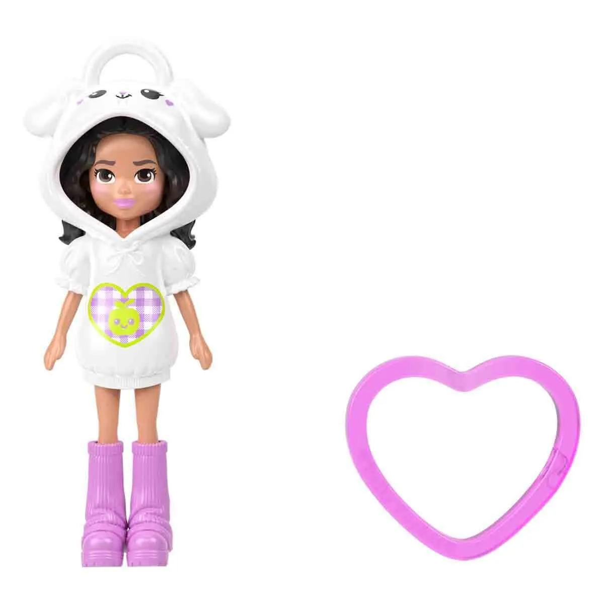 Polly Pocket Kapüşonlu Bebek Anahtarlık — görsel 3