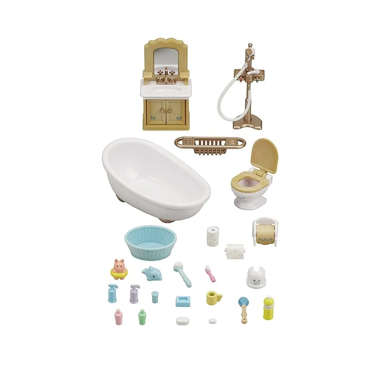 Sylvanian Families, Banyo Seti, 20 parça ,+3 yaş, figürler ayrı satılır. — görsel 3