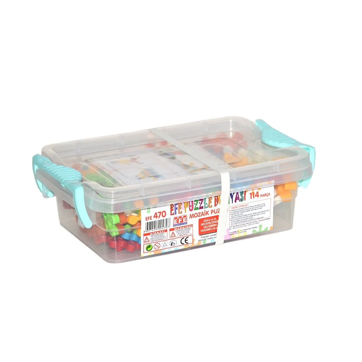 Mozaik Kutulu Puzzle Küçük (80PCS)