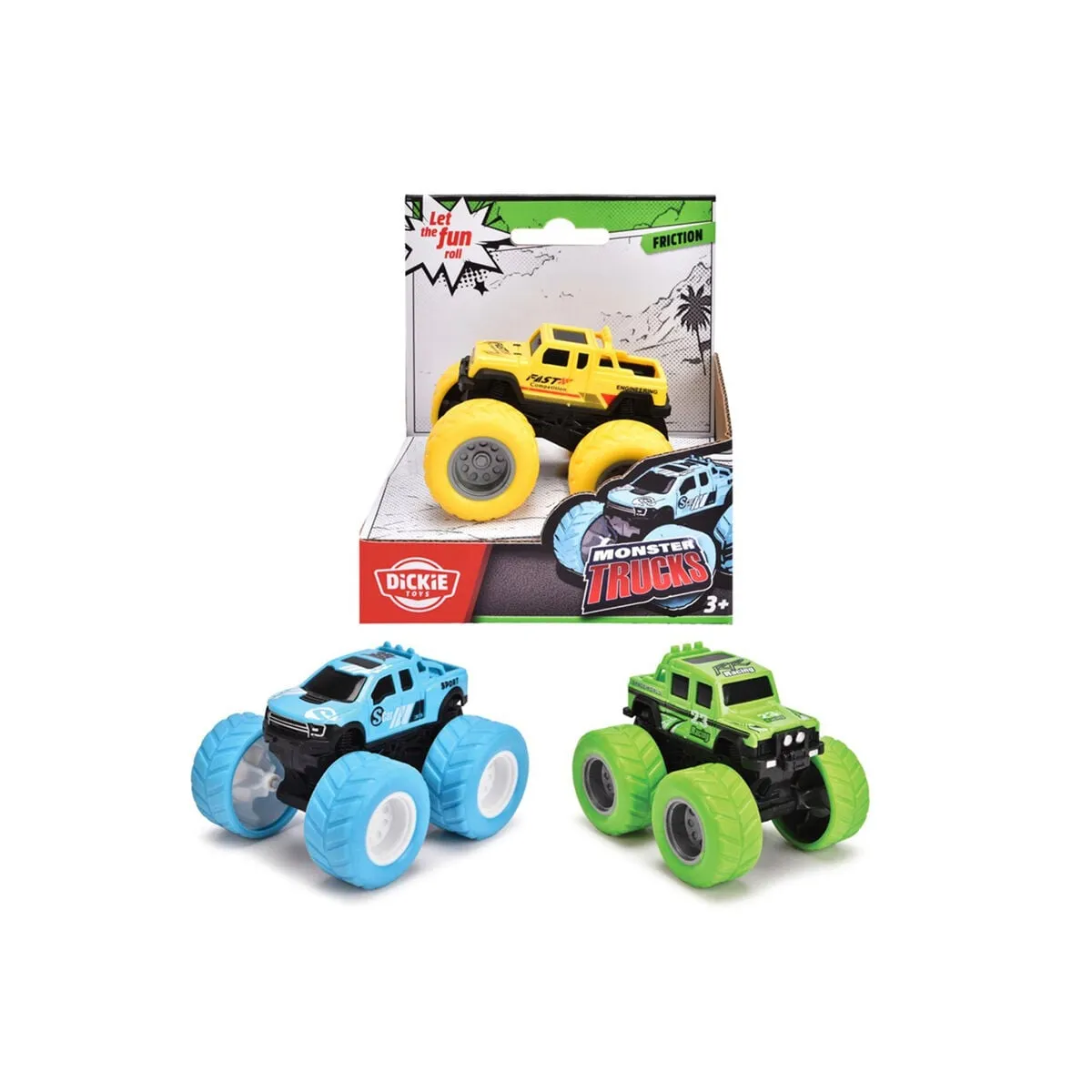Monster Trucks 3-asst