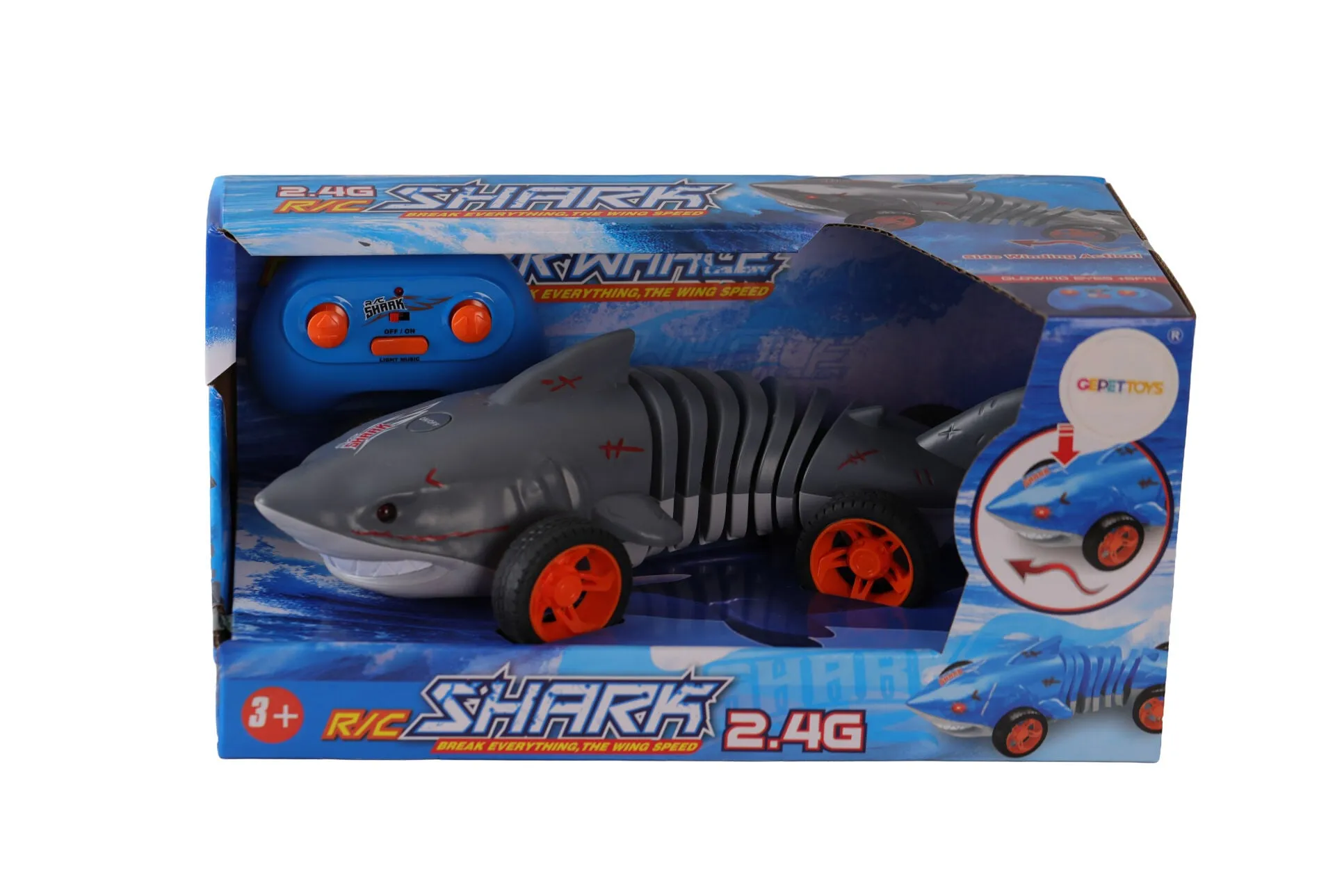Uzaktan Kumandalı Sesli Işıklı Shark — görsel 2