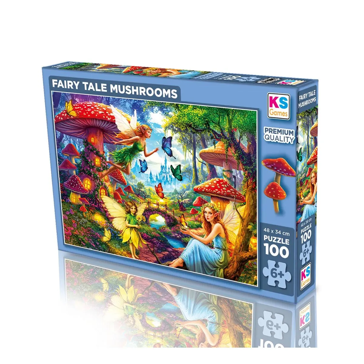Faıry Tale Mushrooms 100 Parça Puzzle