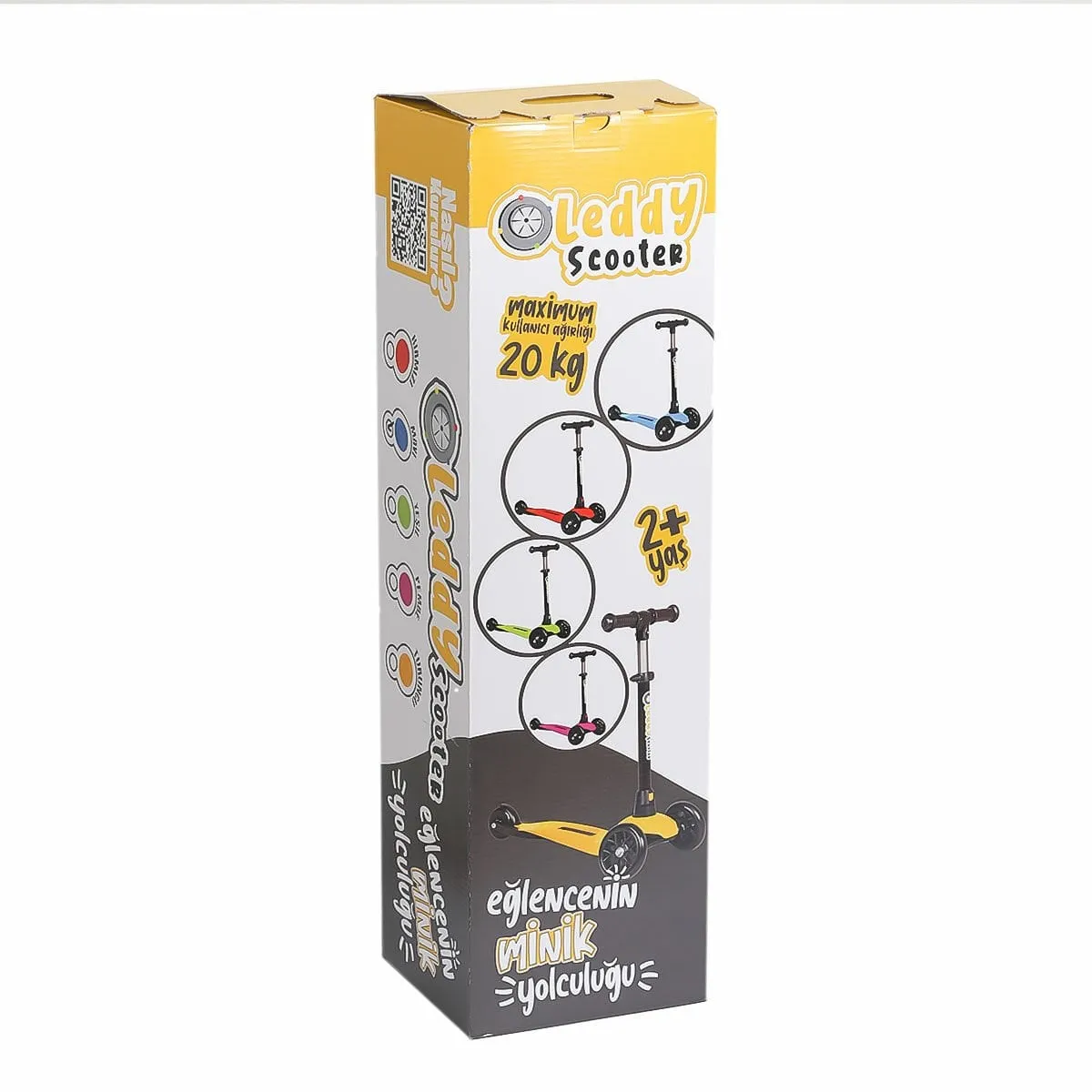 Leddy Işıklı Scooter Turuncu — görsel 2