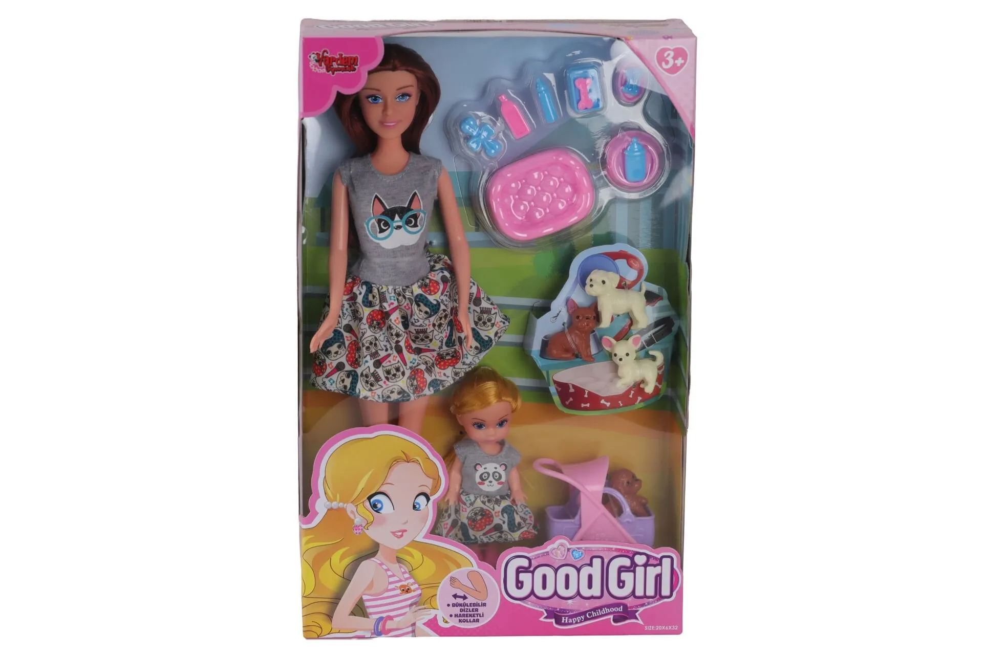 WG-115164 Kutulu 29 Cm Anne Kız Pet Shopta