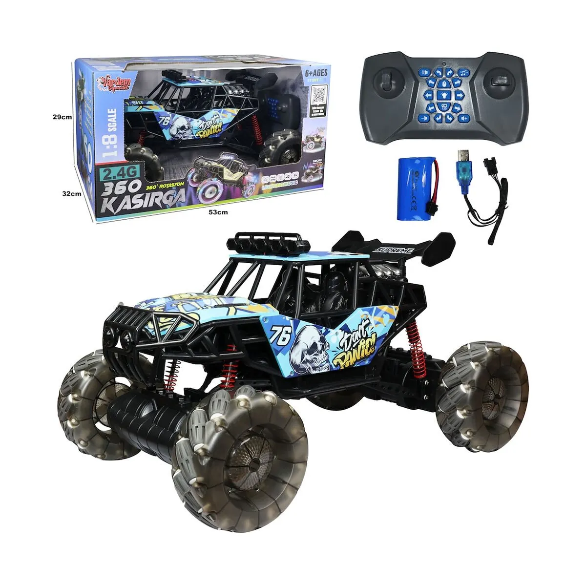 VRD 10696 UK FF 1 8 2 4G OFF ROAD ŞARJLI — görsel 2