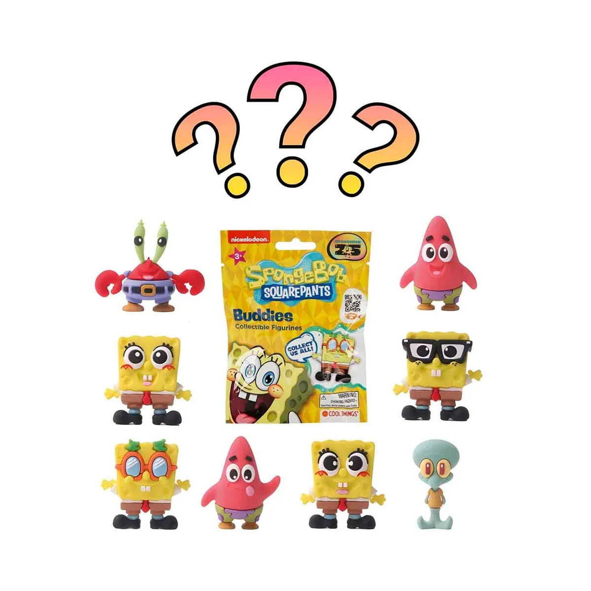 SUN-ITG-CLT-3D FİGÜR SPONGEBOB BUDDIES SÜRPRİZ PAKET SBOB 36D