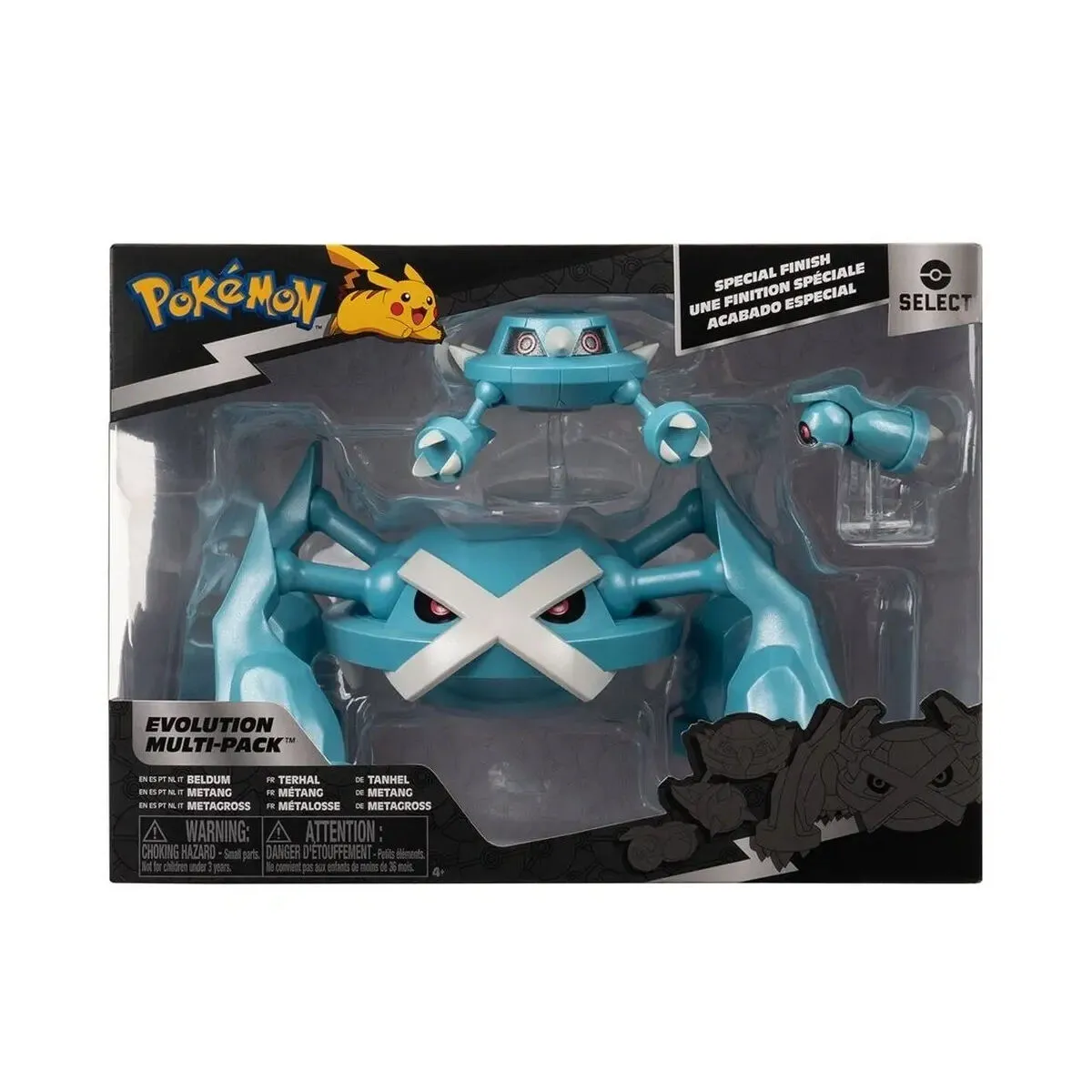 POK PKW3688 Pokemon Select Seri Evolution Figür Seti - Beldum - Metang - Metagro — görsel 4