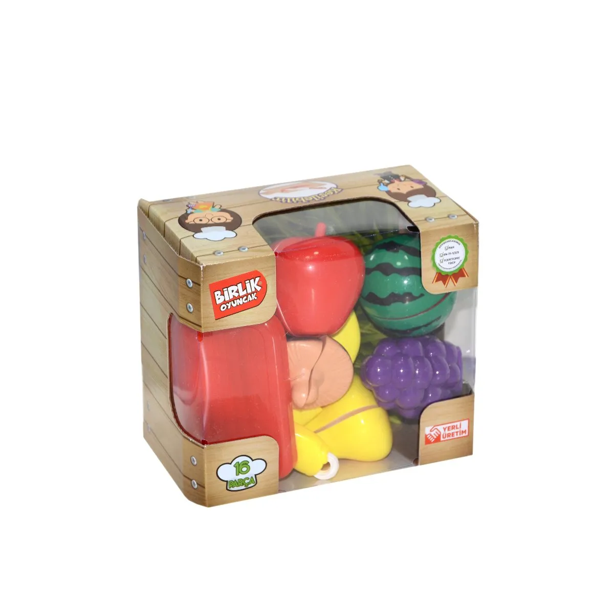Kesilebilen Sebze Meyve 16 Pcs
