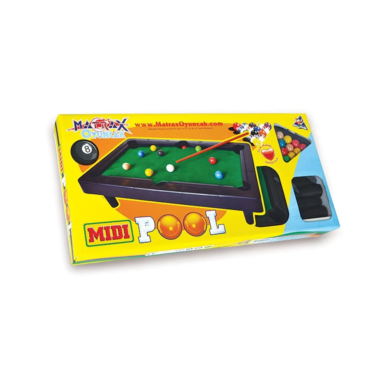 Midi Pool Ort.boy Bilardo Oyunu