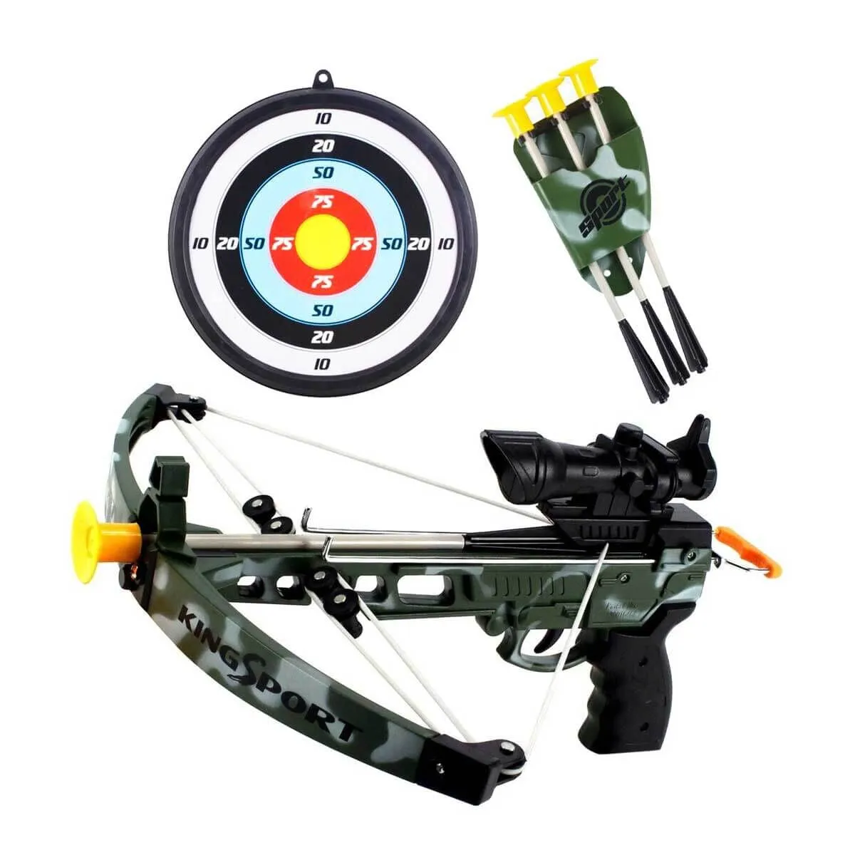 SUN-YFN-OK SET CROSSBOW ASKERİ 4 VAK OK SADAK HEDEFLİ