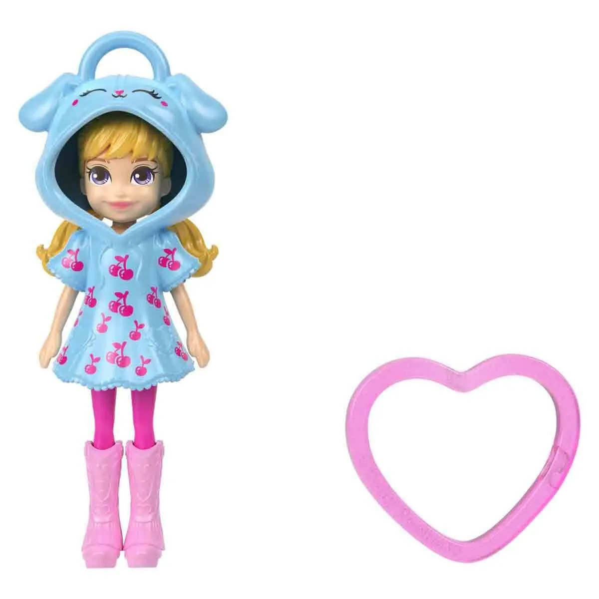 Polly Pocket Kapüşonlu Bebek Anahtarlık — görsel 4