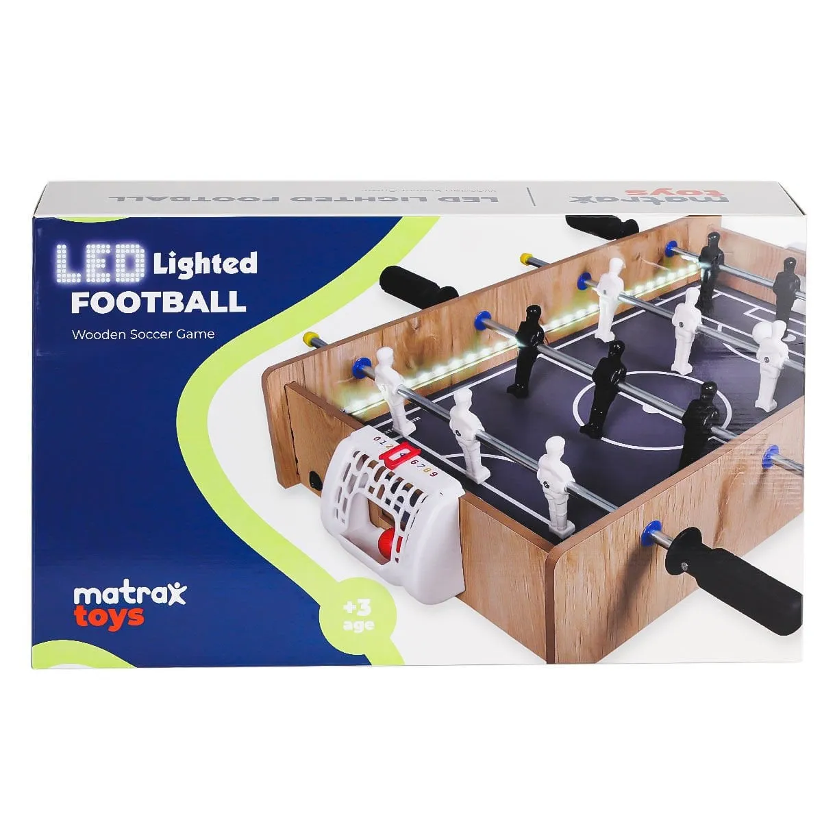 Ahşap LEDli Masa Maçı Oyunu -Akçiçek Oyuncak