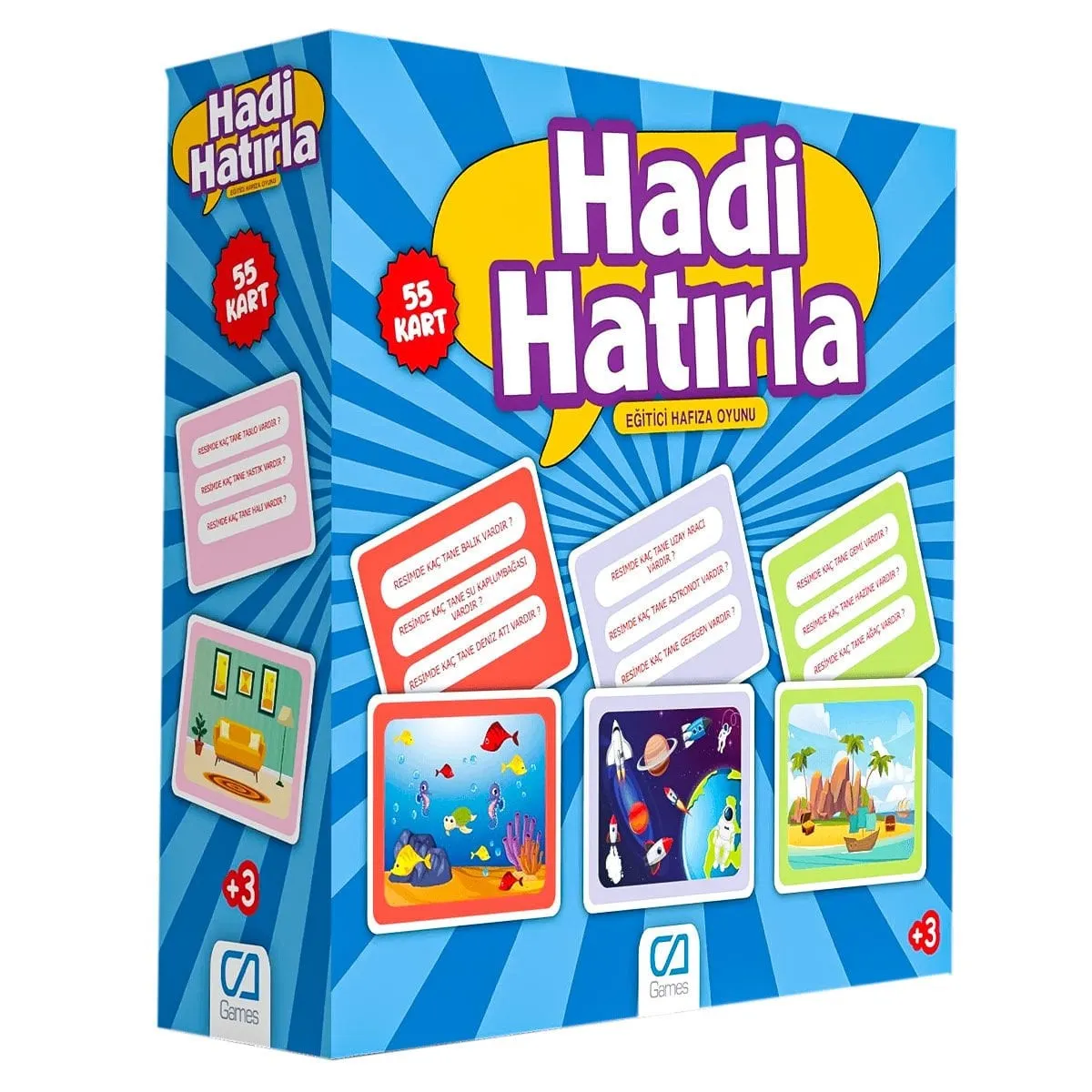 CA Games Hatırla Bakalım - Eğitici Hafıza Oyunu / +5 yaş