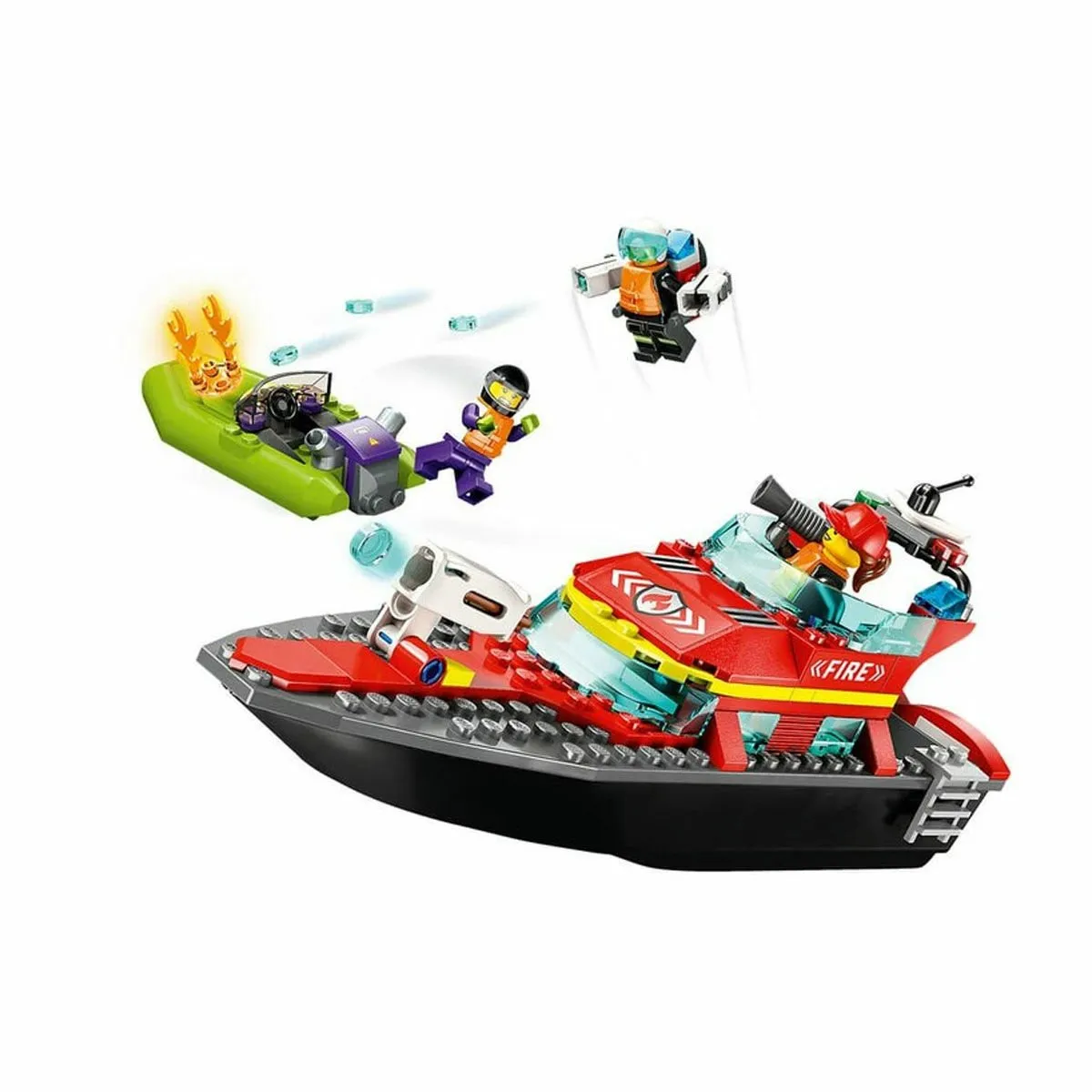 Lego City - İtfaiye Kurtarma Teknesi 144 parça +5 yaş — görsel 3