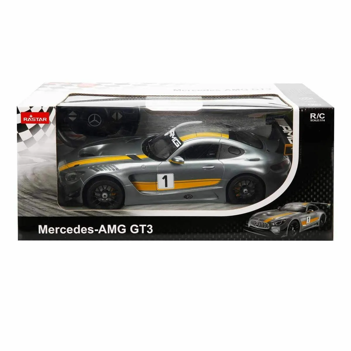 Mercedes AMG GT3 2.4GHZ Işıklı Gri - Sunman